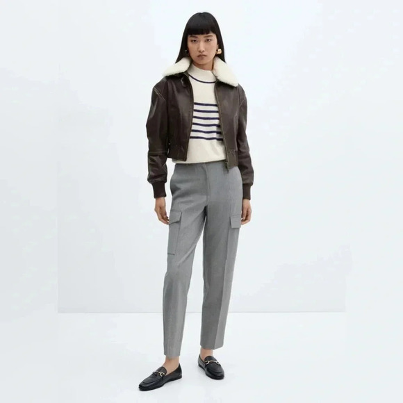 Mango Wool Blend Striped Sweater NWT - Picture 5 of 12